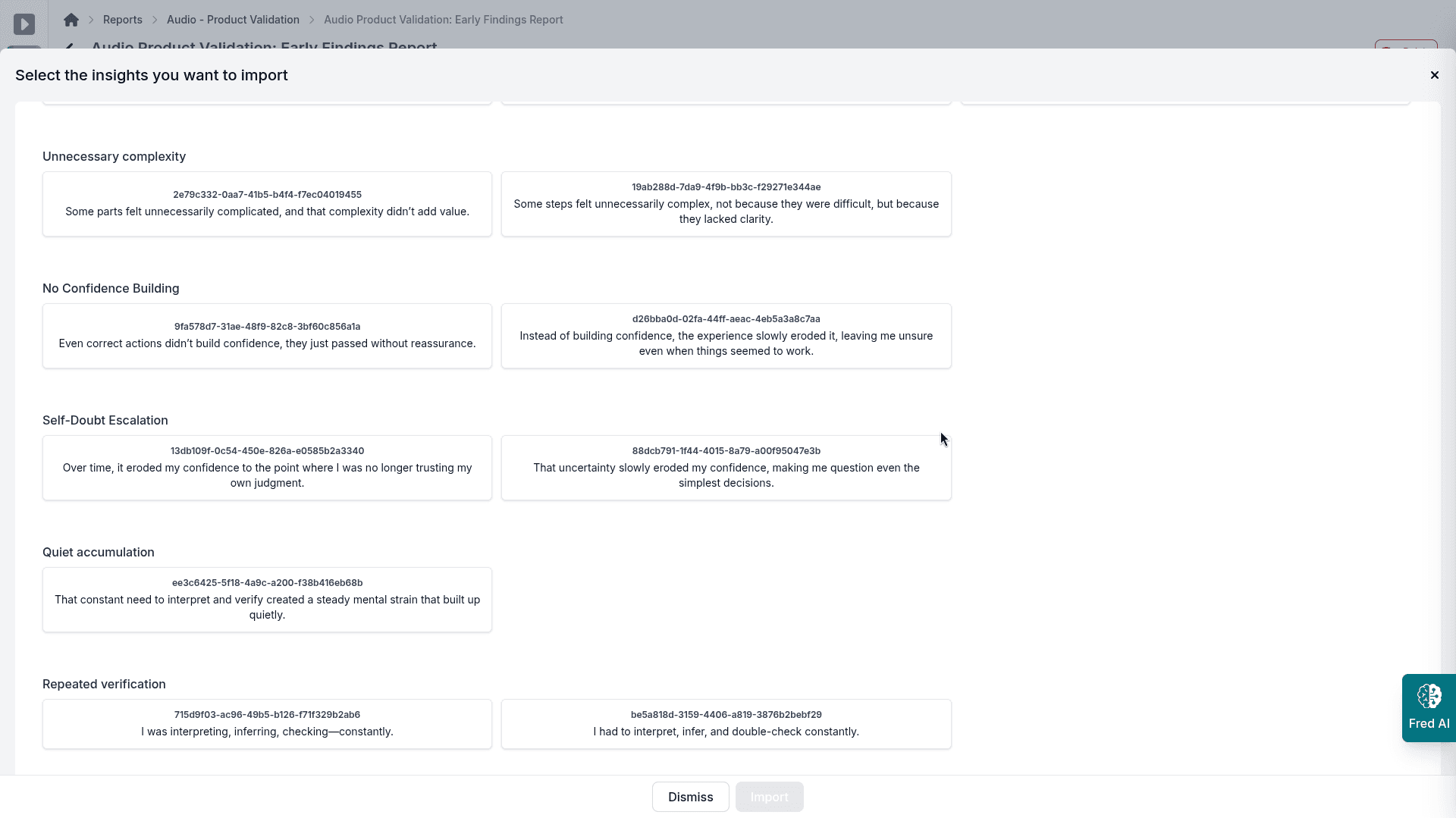 Temporary Insight Signals visual showing evidence-rich reporting handoff