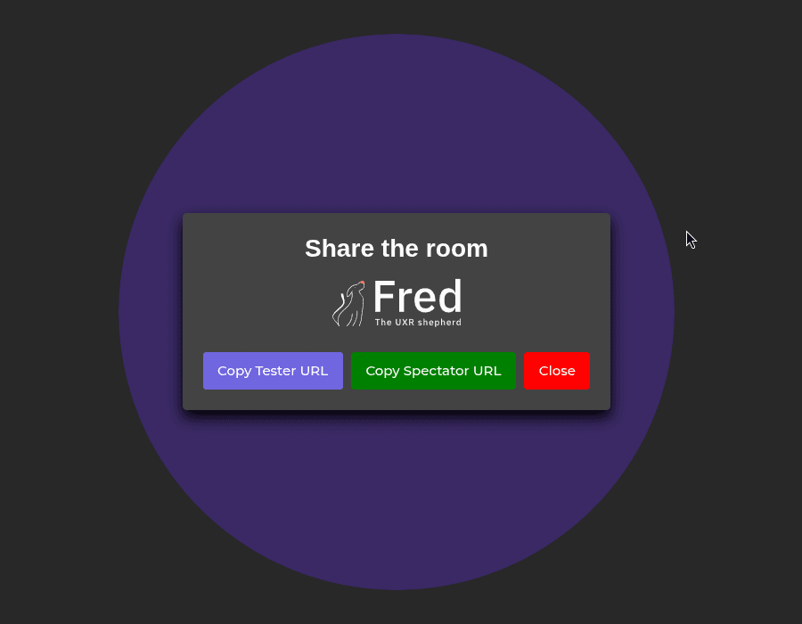 Fred study setup and moderated research workflow