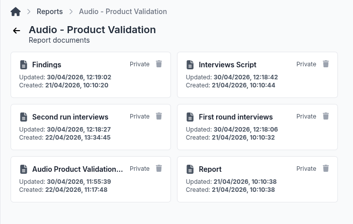 Fred research evidence detail with reusable context