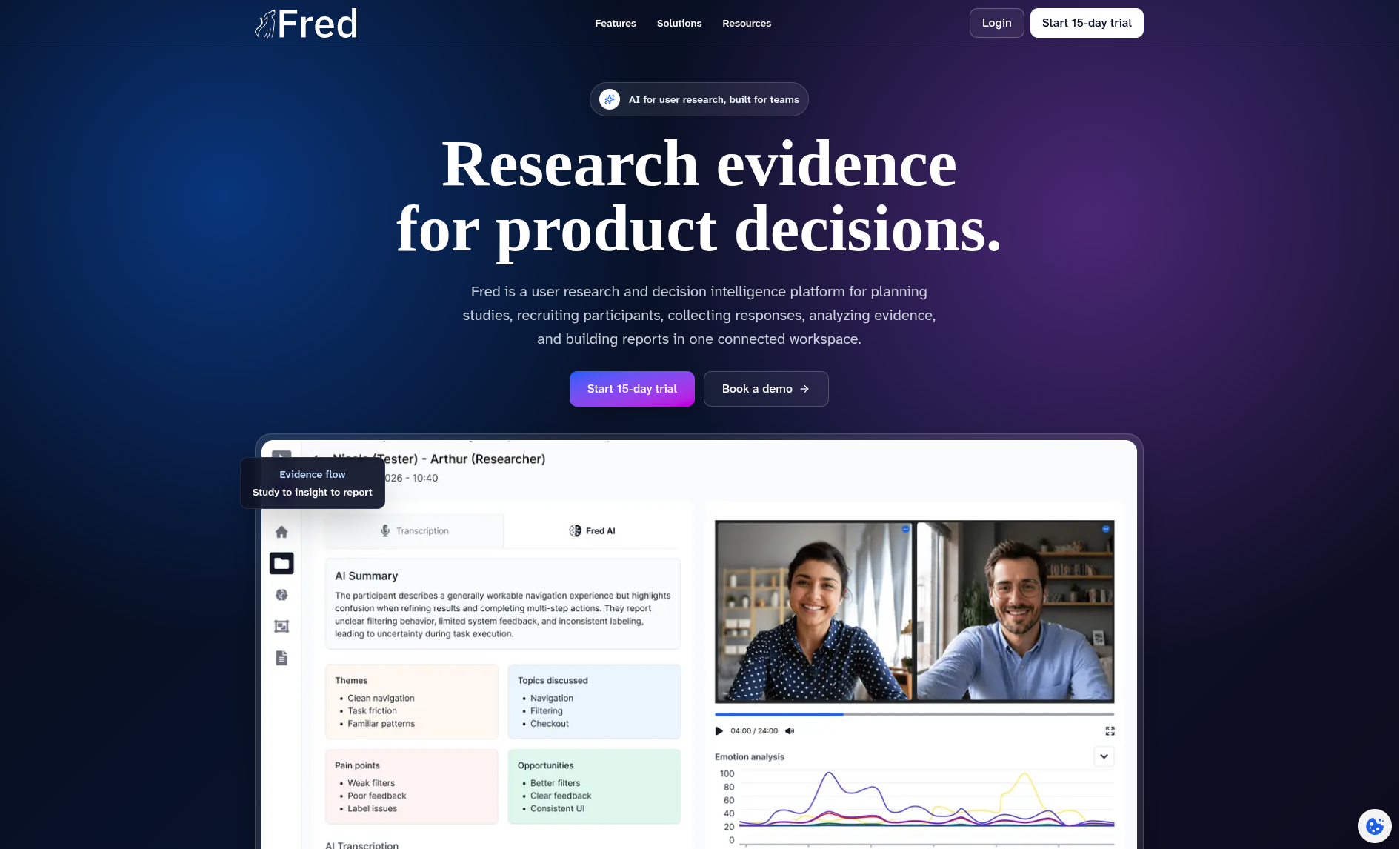 Fred home page Fred's home page